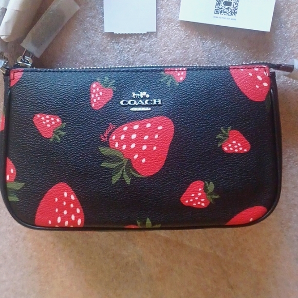 SOLD - COACH Nolita 19 With Strawberry Pattern, NWT - Picture 2 of 9